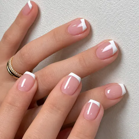 跨境穿戴甲美甲情人节假指甲贴片爱心穿戴甲pressonnails美甲甲片 / Press-On Nails