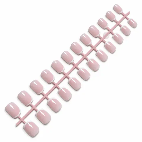 跨境穿戴甲美甲情人节假指甲贴片爱心穿戴甲pressonnails美甲甲片-甲条图